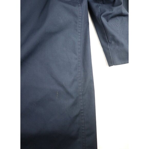 CLIPPER MIST - VINTAGE MEN'S NAVY BLUE TRENCH COAT JACKET W/ REMOVABLE LINER 42R - Picture 10 of 13
